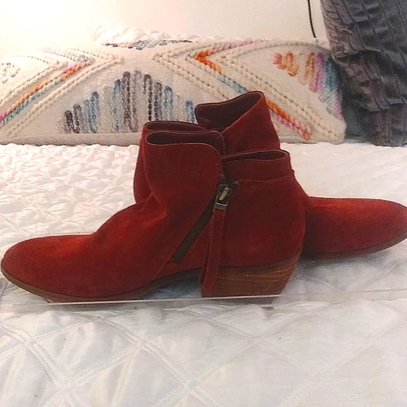 Sam Edelman Packer ankle boots booties Paprika 7 - Picture 6 of 9